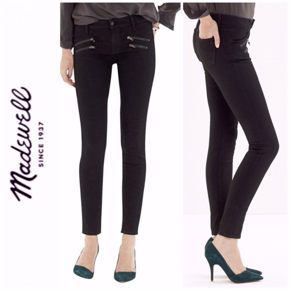 Madewell Denim - Madewell Skinny Skinny  Biker Zip Edition